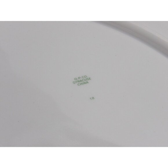 Syracuse China Indian Tree Oval Serving Platter Floral Design 14 Inches Vintage - Picture 14 of 14